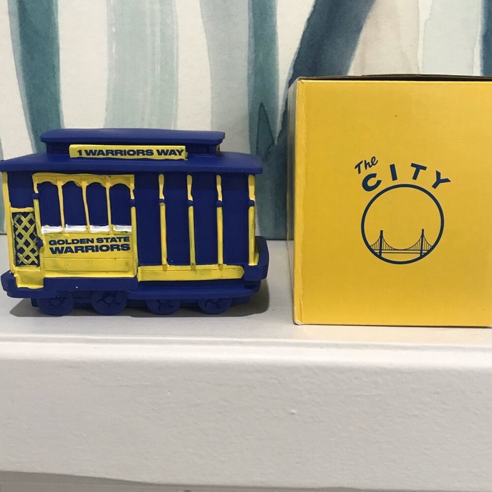 Golden State Warriors Cable Car Trolley Limited Edition Chase Center Collectible - Picture 5 of 8